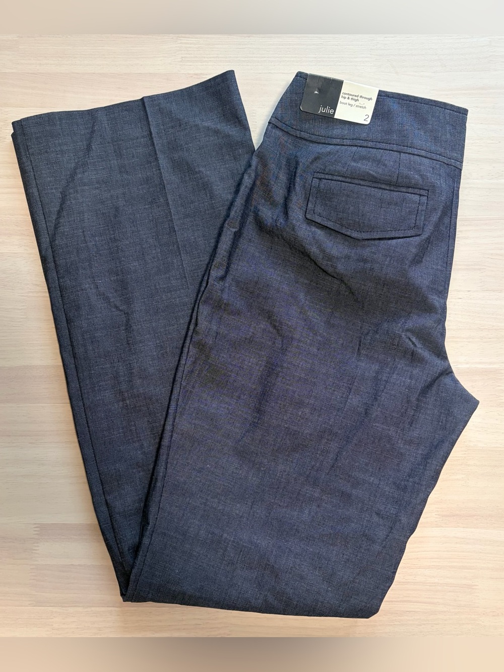 NWT! Ann Taylor LOFT Julie Bootleg Stretch Trouser Pants Size 2